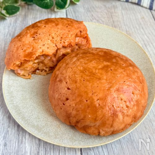レンジで簡単♪ピザまん