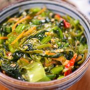 めかぶの美味しい食べ方😋めかぶと小松菜のとろとろ旨だし漬け