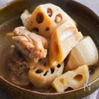 鶏もも肉とれんこんの煮もの