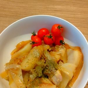 tottochanの作ってみた!投稿(ご飯もお酒もすすむ♪『チキンとポテトのガーリック醤油ソテー』)