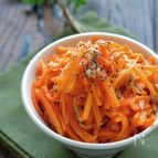 レンジで常備菜！にんじんとツナのマリネ