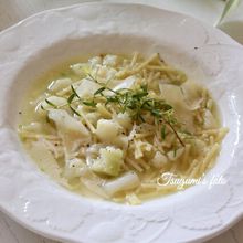 イタリア発!ブロッコリーとカリフラワーのスープパスタ