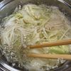 キャベツとえのきと鶏肉のあっさり塩スープの工程3