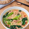 ひき肉と小松菜の豆乳担々春雨スープ【濃厚!飲み干すおいしさ】の工程4