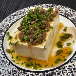 楽ラク手抜キッチン🐶🐾の作ってみた!投稿(おつまみに！超簡単♪冷奴のオイルサーディンのせ)