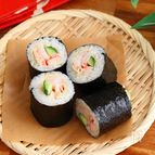 【魚が苦手な人へ】えびとカニカマのわさびマヨ恵方巻