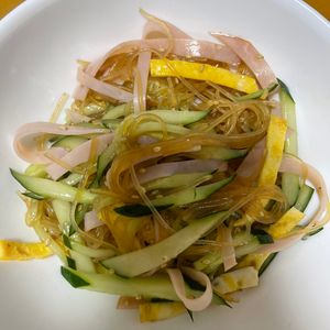 めしじまの作ってみた!投稿(【中華風春雨サラダ】レンジでお手軽!パパッとあと1品に♪)