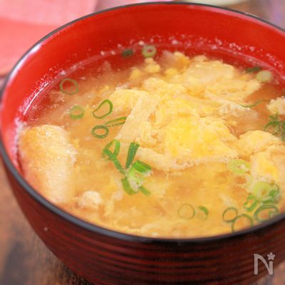 優しく包み込んでくれる・・かきたま大根味噌汁