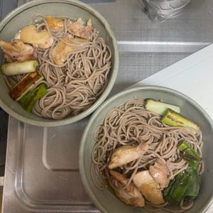 もちもちもっちの作ってみた!投稿(皮パリパリ＆出汁が絶品♡お店みたいな『鶏南蛮そば』)