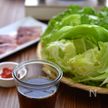 ナンプラーかつおだれ・レタスしゃぶしゃぶ