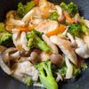 39821の作ってみた!投稿(鶏むね肉とブロッコリーのあっさり中華炒め)
