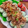やみつき激うま！【甘辛ガパオ風牛肉のせ バジルチーズキンパ】