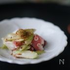 【ノンオイル】たことセロリのマスタード和え