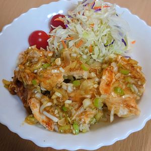 まゆのの作ってみた!投稿(ジューシー鶏むね肉のねぎ塩うまダレの秘密☆☆☆)