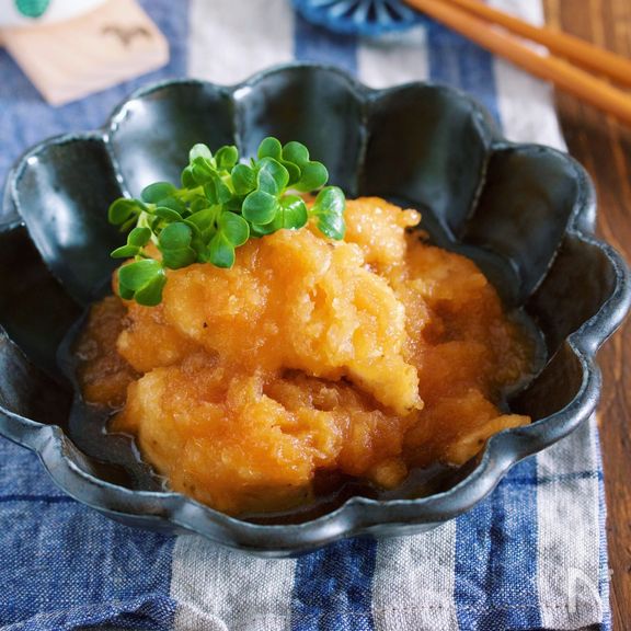 疲れた胃腸に♪『鶏むね肉のさっぱり♡おろしポン酢煮』