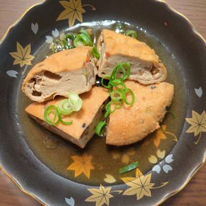 たりおの作ってみた!投稿(レンジで簡単！おかずにもOK！ほったらかしでがんもの煮物)