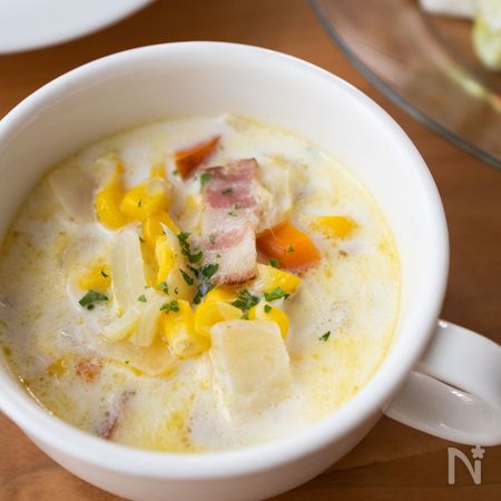 つぶつぶコーンのミルクスープ 子供が喜ぶ 簡単 By Tomoko レシピサイト Nadia ナディア プロの料理家のおいしいレシピ