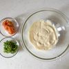 たっぷり濃厚クリームだけど【ヘルシー明太クリームパスタ】の工程1