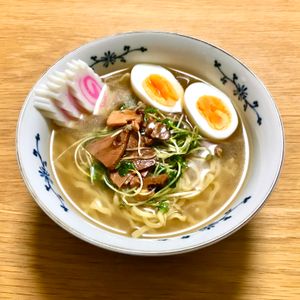 Nao★彡の作ってみた!投稿(冷製鶏塩スープの【ねぎチャーシュー麺】)