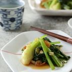 青菜と香味野菜のサッと炒め