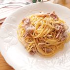 シンプルが美味しい♡豚ばらと長ねぎの旨塩パスタ