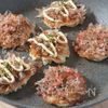 フライパンで手軽に♪「米粉のひとくちお好み焼き」