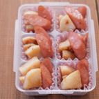 【冷凍作り置き】長芋とウインナーのバタポン炒め