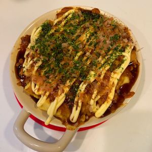 みわの作ってみた!投稿(10分で完成！粉なし＆火を使わない♪【厚揚げお好み焼き風】)