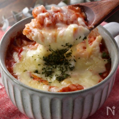 家にあるもので💛レンジで５分♪トマトジュースの濃厚リゾット