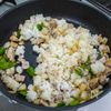 酸味が美味しい「豚ヒレ肉のソース焼き飯」の工程3
