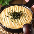 トースターで簡単♪明太チーズとろろ焼き