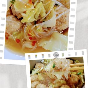 ゆみの作ってみた!投稿(肉団子とキャベツの中華スープ)