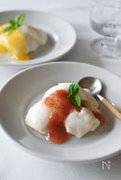 甘酒とヨーグルトのパンナコッタ風