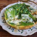 レンジで作る♪ニラ玉オムレツ