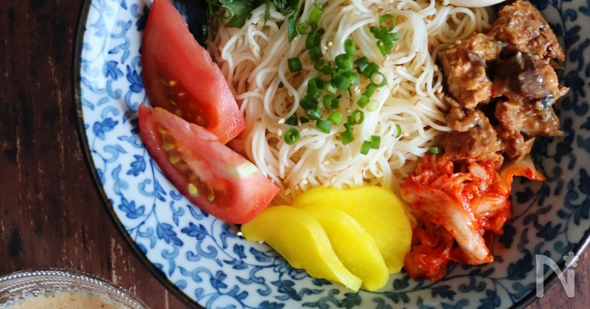 《おすすめ人気レシピ》5分で完成！ごま香る冷やし豆乳そうめん