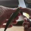 オクラと切干大根のキムチ和えの工程2