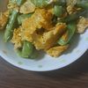 ミナの作ってみた!投稿(5分!茹でずに作る【スナップエンドウの卵炒め】)