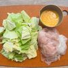 【鶏むね肉とキャベツのふわとろ卵だし炒め】春のごちそう！の工程1