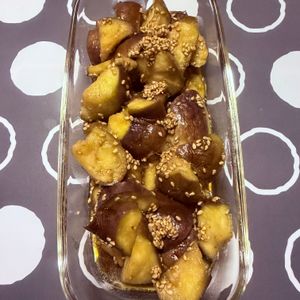 m★egの作ってみた!投稿(冷やして最高！レンジで味しみ茄子の簡単作り置き)