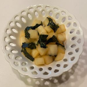 みわの作ってみた!投稿(わさびが隠し味♪大根の海苔和え)
