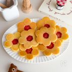 いちごのお花パンケーキ
