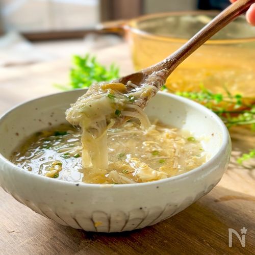 重ね煮 うま塩キャベたまスープ