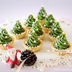 クリスマスに！簡単・かわいい抹茶スイートポテトのツリータルト