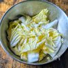 【白菜麻婆春雨】フライパンひとつで!の工程1