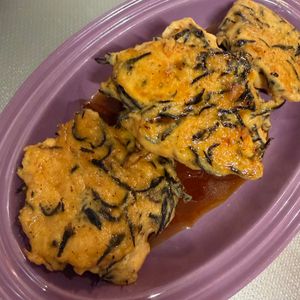 きりみちゃんの作ってみた!投稿(子どもが爆食いした♡ひじき入りふわふわつくね)