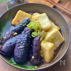 茄子と豆腐の揚げ出し【カリッとジュワ旨です】