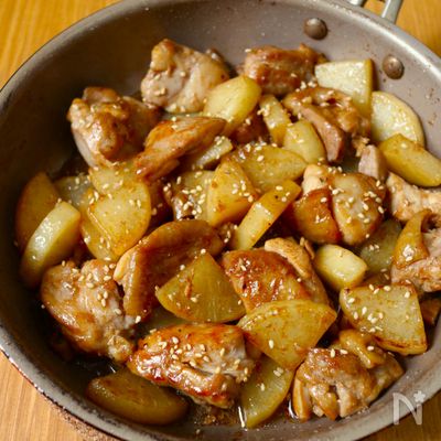 ワンパン10分!【鶏大根炒め】時短で味染み!ご飯がすすむ♩