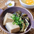 なすしゃぶと豆腐すき煮