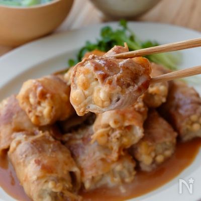【チーズ入り♪えのきの肉巻き】シャキッとした食感が楽しい！