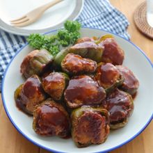 定番が嬉しい♪ピーマンの肉詰め